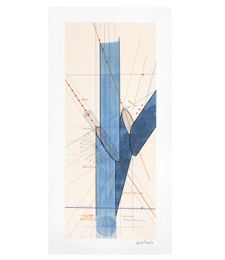 Triptych: 3 serigraphy of "Large Disegno 1971", 2021/4