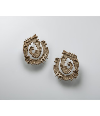 Spiral earrings | Bronze | 2022