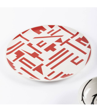 Mimmo Paladino, triptych of plates, 2010