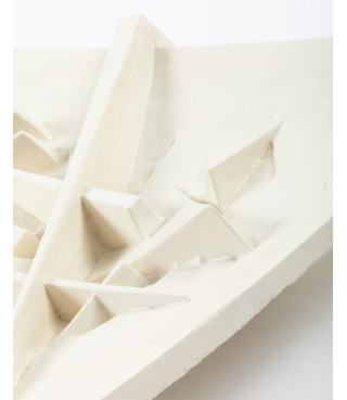 Piatto triangolare (bianco), 2003