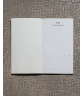 KOOL. A Type Specimen