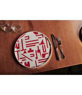 Mimmo Paladino, triptych of plates, 2010