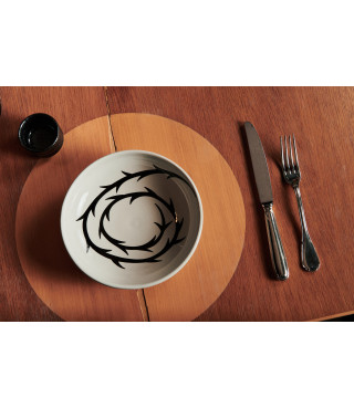 Mimmo Paladino, triptych of plates, 2010