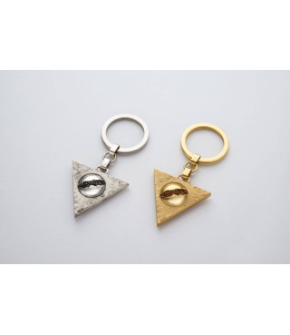 Triangular key ring