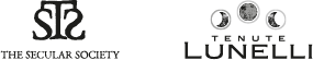 Logo The Secular Society and Tenute Lunelli